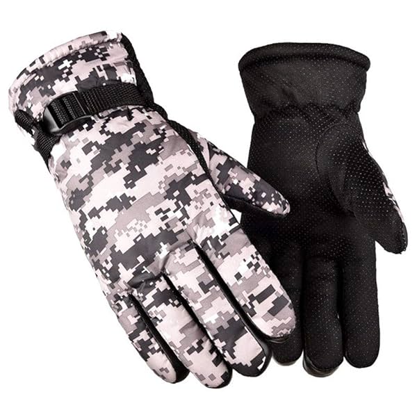 Image of Generic Warm|Full wind protection|Snowboard & skiing Gloves for Men/Women, Grey