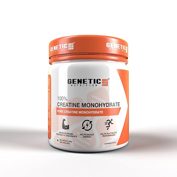 Image of Genetic Nutrition 100% Creatine Monohydrate 200gm