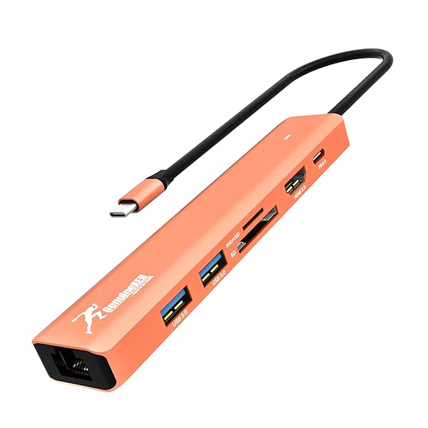 Image of GenuineXER 7 in 1 USB C Hub Multiport Adapter