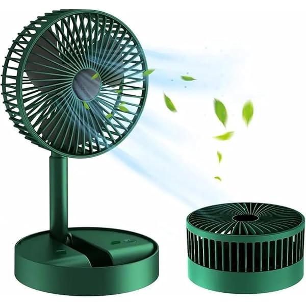 Image of Gesto Table Fan High Speed – 2100 RPM Powerful rechargeable fan With 3 Speed Airflow