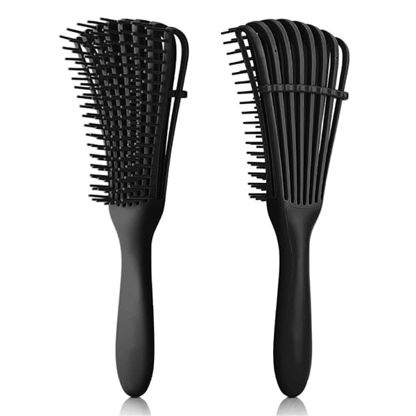 Image of Gleva Detangler Hair Comb Brush for Natural Curly Hair