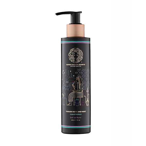 Image of Global Beauty Secrets Turkish Rose and Mint Hair Conditioner