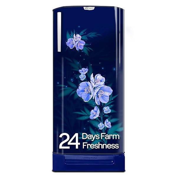 Image of Godrej 180L 4 Star Turbo Cooling Single Door Refrigerator with 24 Days Farm Freshness