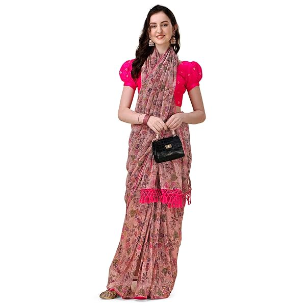 Image of Granthva Fab Women's Embellished Fancy Saree 