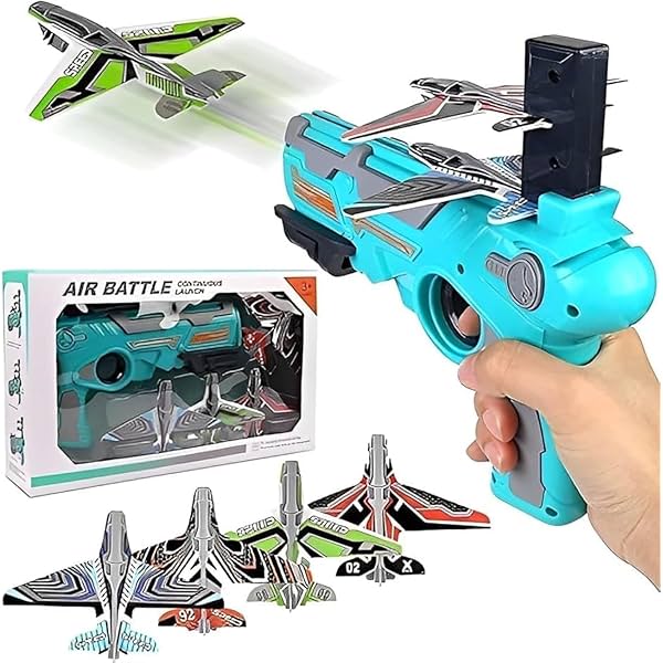 Image of Graphene Airplane Launcher Gun, Safe and Fun Shooting Guns for Kids