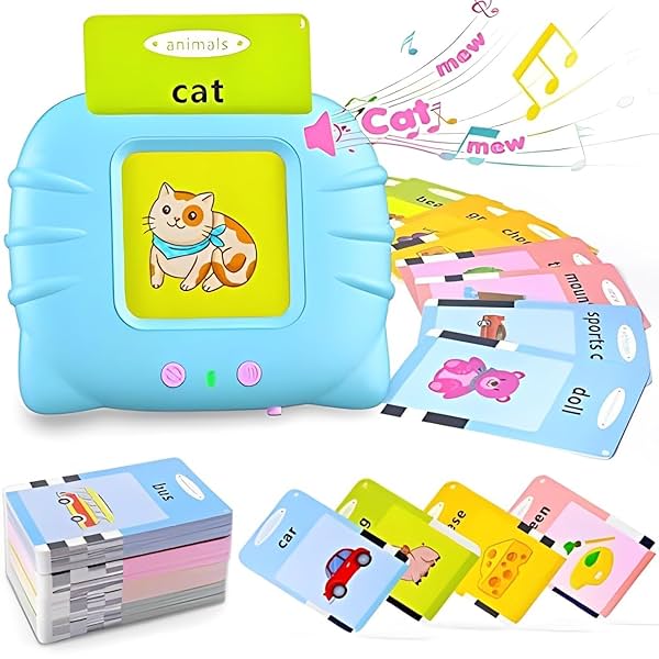 Image of Graphene Double-Sided Flash Cards (Electronic Montessori Educational Cards)