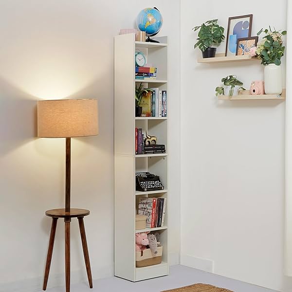 Image of Green Soul Alba 7 Shelves Engineered Wood Book Shelf