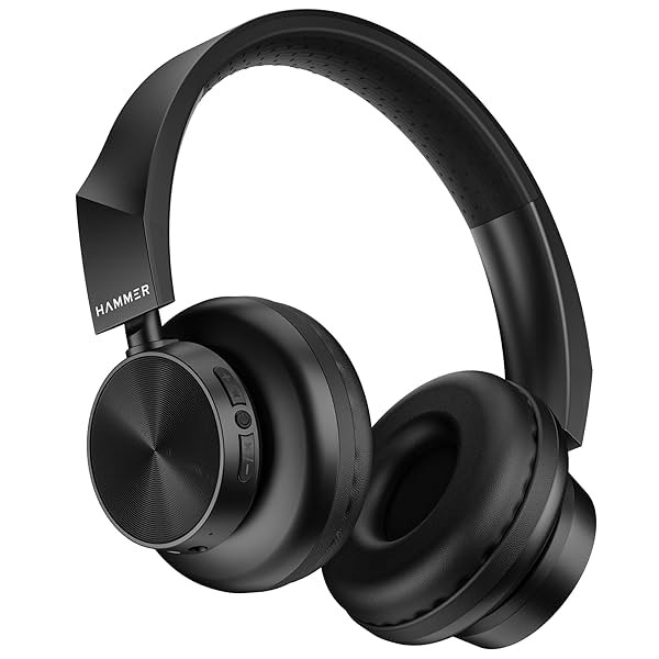 Image of HAMMER New Launch Bash Lite Bluetooth Over The Ear Headphones with Wireless and Wired Mode