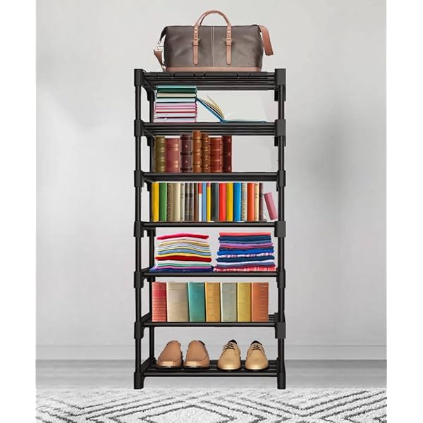 Image of HEGZI Book Shelf, Book Shelf for Home Library,