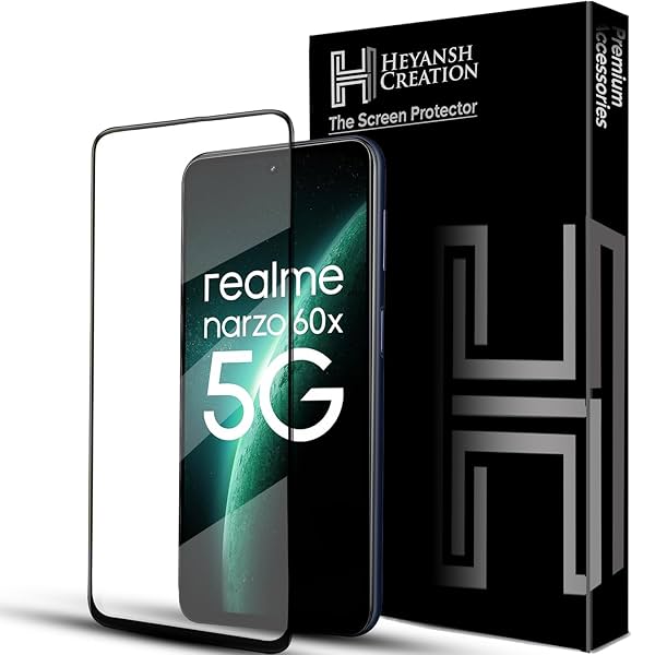 Image of HEYANSH CREATION Tempered Glass Realme Narzo 60X 5G