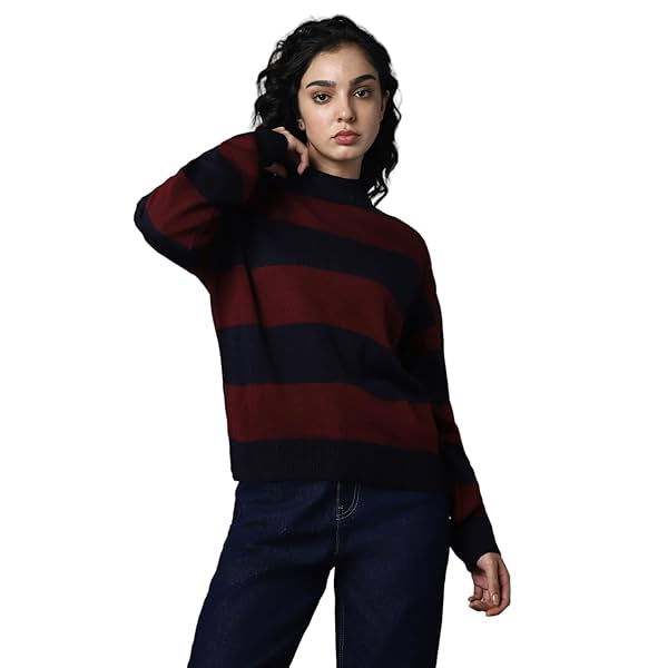 Image of HIGH STAR Women's Acrylic Classic Sweater