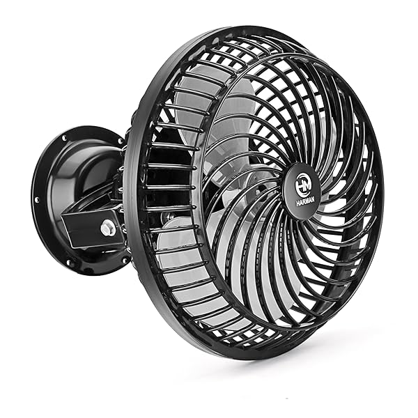 Image of HM 9 inch Premium Cabin Fan 225 MM | Ultra High Speed 3 Blade Fan | 4 in 1 Multipurpose (Wall Fan |