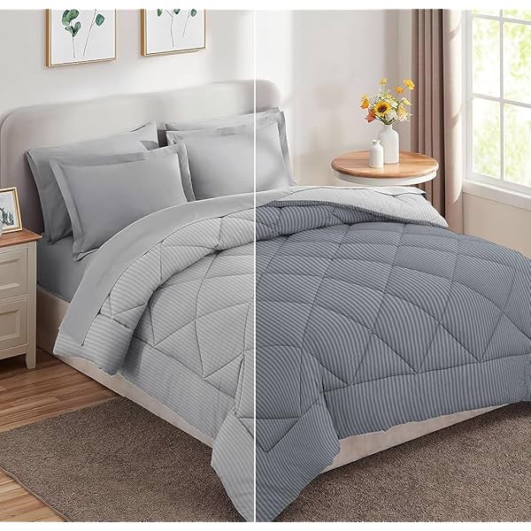 Image of HOMEKART 220 GSM Reversible Double Microfiber Comforter