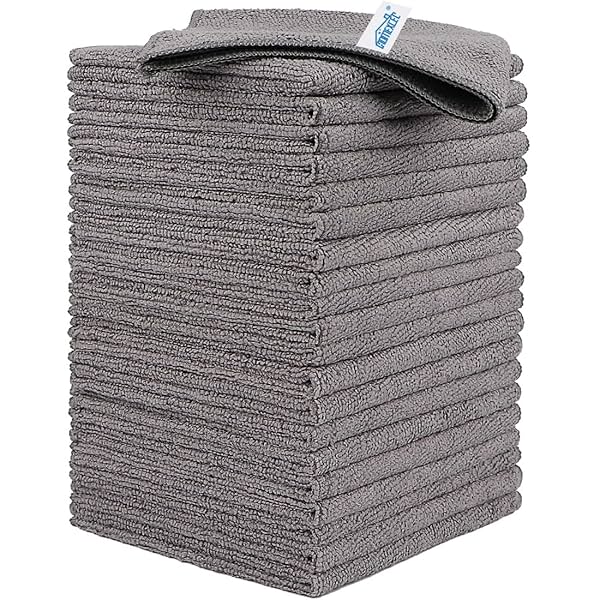 Image of HOMEXCEL Microfiber Cleaning Cloths 24 Pack