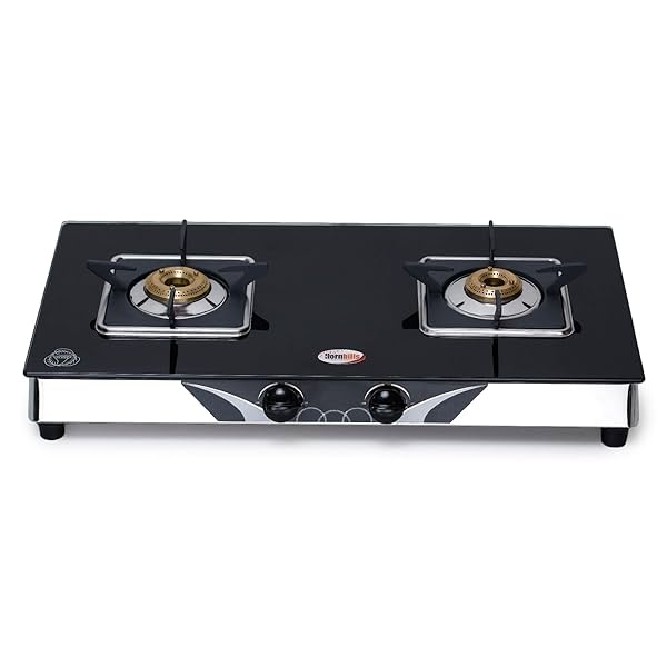 Image of HORNBILLS LPG Gas Stove, 2 Brass Burners.