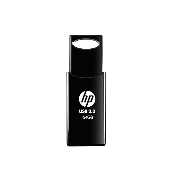 Image of HP 712w 64GB USB 3.2 Flash Drive- Black