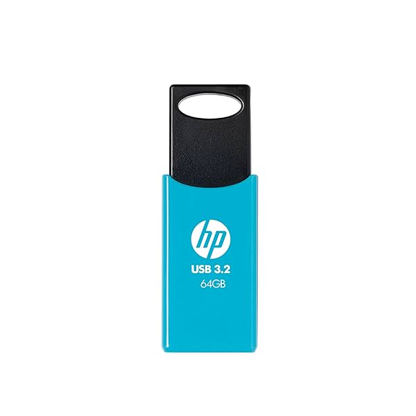 Image of HP 712w 64GB USB 3.2 Flash Drive- Blue