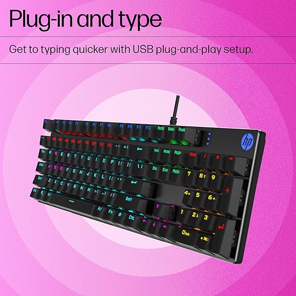 Image of HP Gk400F Mechanical USB Gaming Keyboard