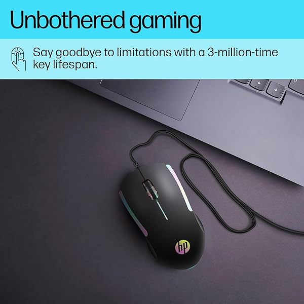 Image of HP M160 USB Wired Gaming Optical Mouse with LED Backligh