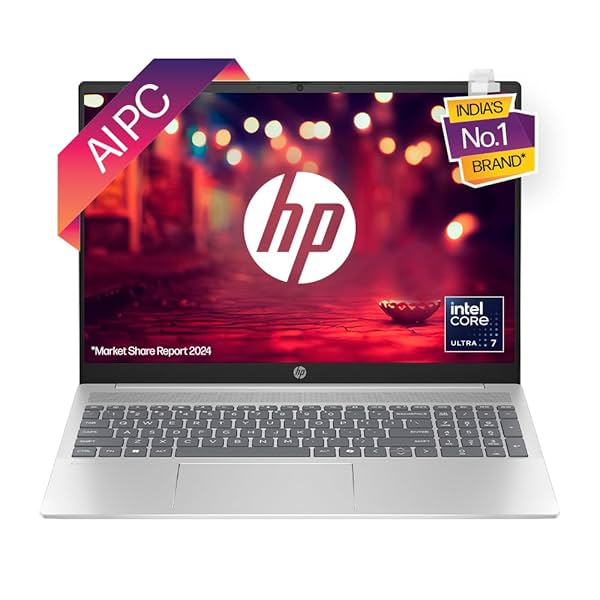 Image of HP Pavilion 16 Enhanced by AI Intel Core Ultra 7 155U 16-inch 16GB LPDDR5x 512GB SSD Intel Graphics 1080p FHD IR Camera 