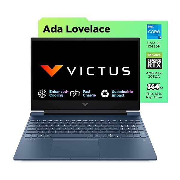 Image of HP Victus, 12th Gen Intel Core i5-12450H, RTX 3050, 16GB DDR4,512GB SSD