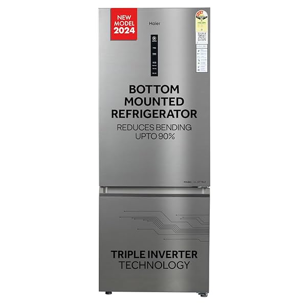 Image of Haier 325 L 3 Star, Convertible 14-in-1 Triple Inverter Refrigerator