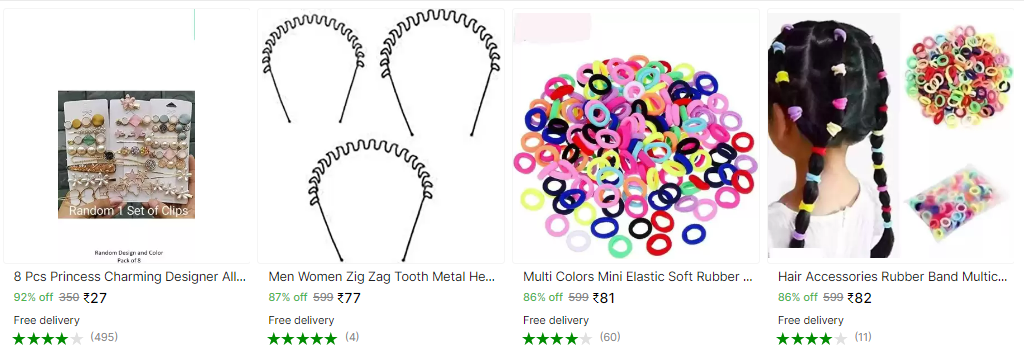 Image of Hair Accessories Starting At ₹27