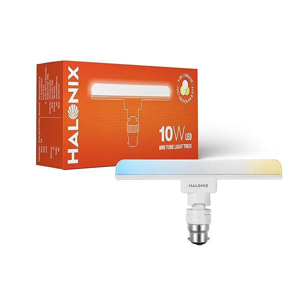 Image of Halonix 10 Watts Trio 3-in-1 color B22d LED bulb