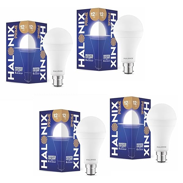 Image of Halonix 12W B22D Emergency Inverter LED Bulb