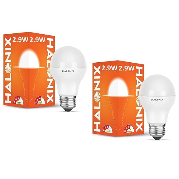 Image of Halonix 2.9 Watt E27 LED Cool Day Light led Bulb, Pack of 2, 