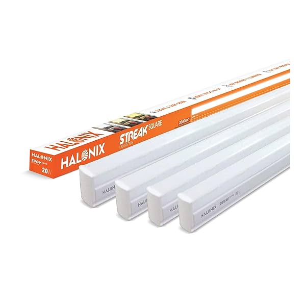 Image of Halonix 20w LED Batten/Tubelight | Streak square 4-ft LED Batten 