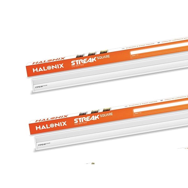 Image of Halonix 22W Cool Day Light LED Light, Pack of 2, (Streak)