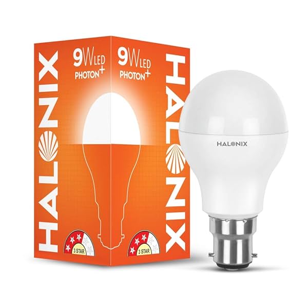 Image of Halonix 9w LED Bulb Astron Plus Base B22 (Cool Day Light)