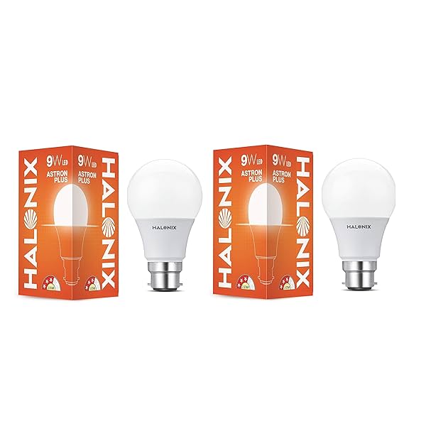 Image of Halonix Astron Plus B22 9w LED Bulb Pack of 2