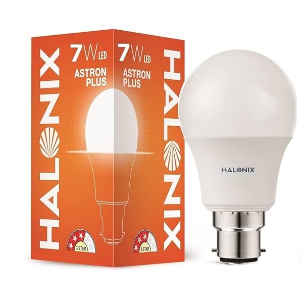 Image of Halonix Base B22 7-Watt LED Bulb (Cool Day Light)