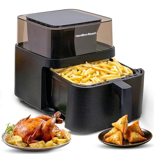 Image of Hamilton Beach Digital Air Fryer , 1700W Power , 7.2L Capacity