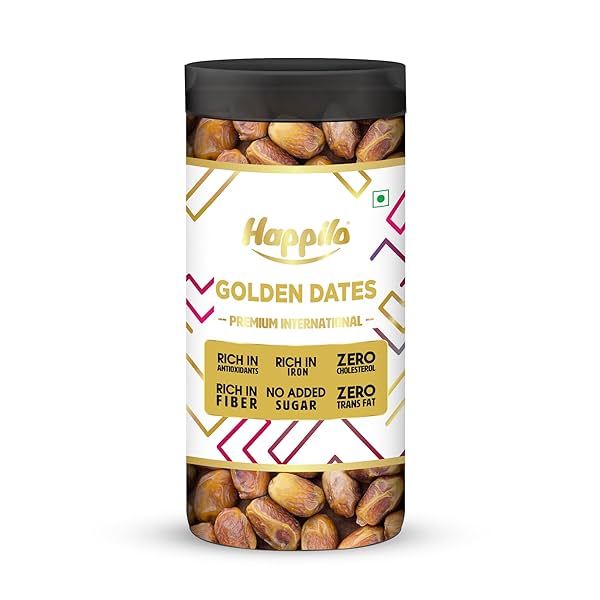 Image of Happilo Golden Dates Jar 400g