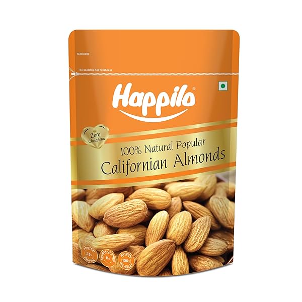 Image of Happilo Natural Popular Californian Almonds 400g