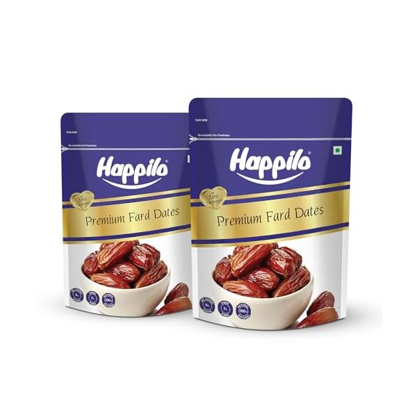 Image of Happilo Premium Fard Dates 500g (Pack of 2)