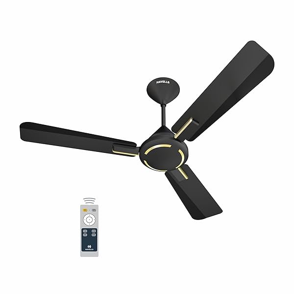 Image of Havells 1200Mm Ambrose Bldc Motor Ceiling Fan|Premium Matt Finish Decorative Fan.