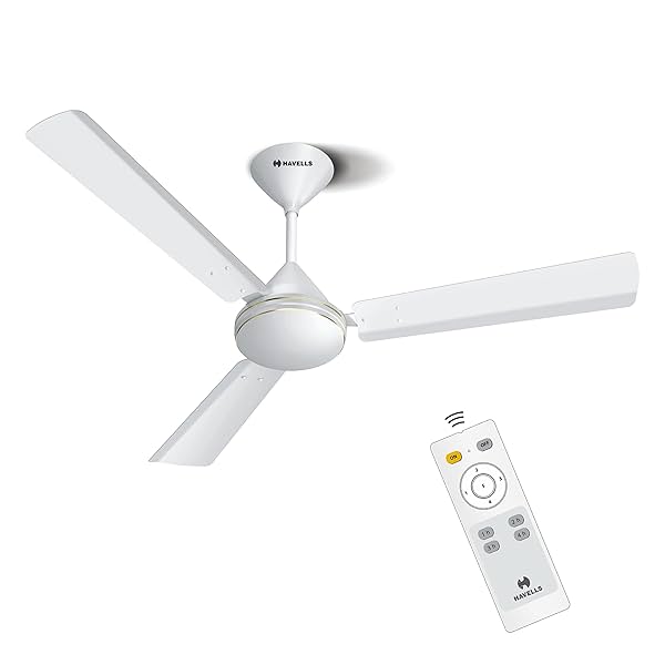 Image of Havells 1200mm Efficiencia Prime BLDC Motor Ceiling Fan | 5 Star with Remote, 100% Copper