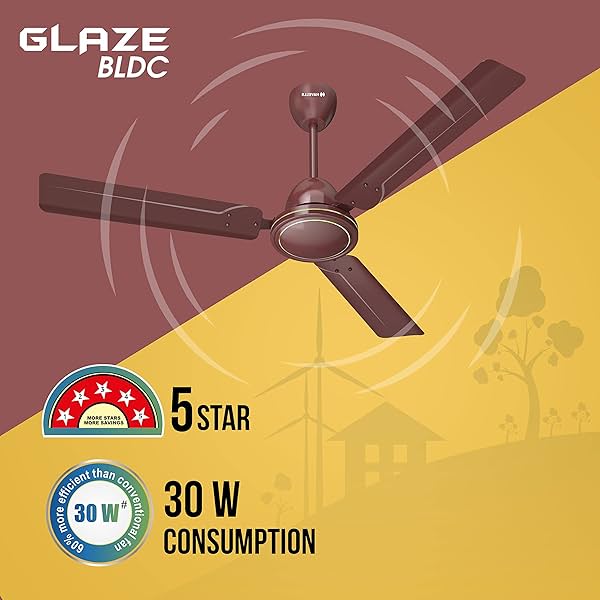 Image of Havells 1200mm Glaze BLDC Motor Ceiling Fan