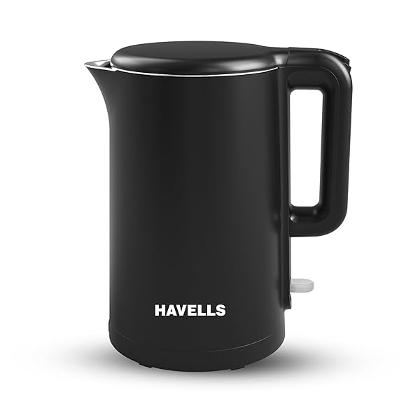 Image of Havells Caro 1.5L Double Wall Stainless Steel Electric Kettle, 1250W