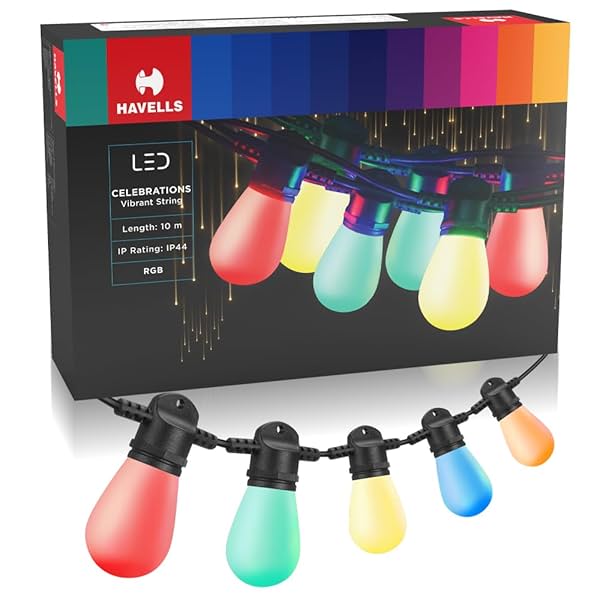 Image of Havells Celebrations Vibrant RGB String Light for Indoor & Outdoor Festival Decoration