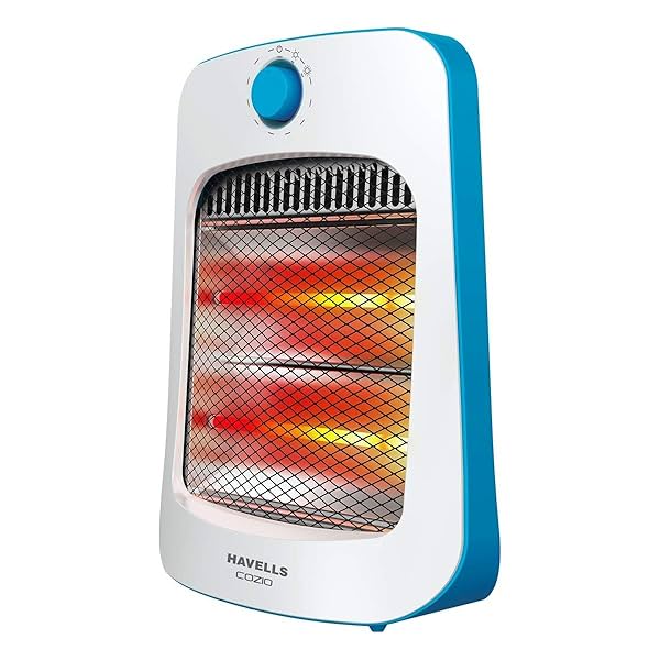 Image of Havells Co zio Quartz Room Heater - 800 Watts (White, Blue)