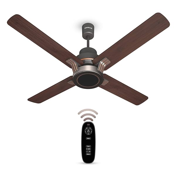 Image of Havells Florette 1320mm BLDC Ceiling Fan (Smoke Brown)