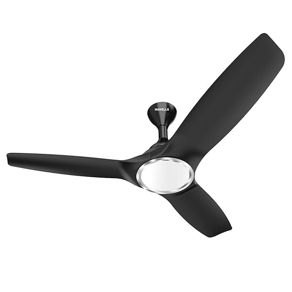 Image of Havells Stealth Underlight 1250Mm Ceiling Fan (4 stars, Black)