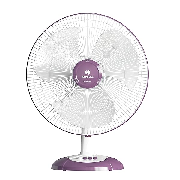 Image of Havells Swing LX Table Fan 400mm Purple