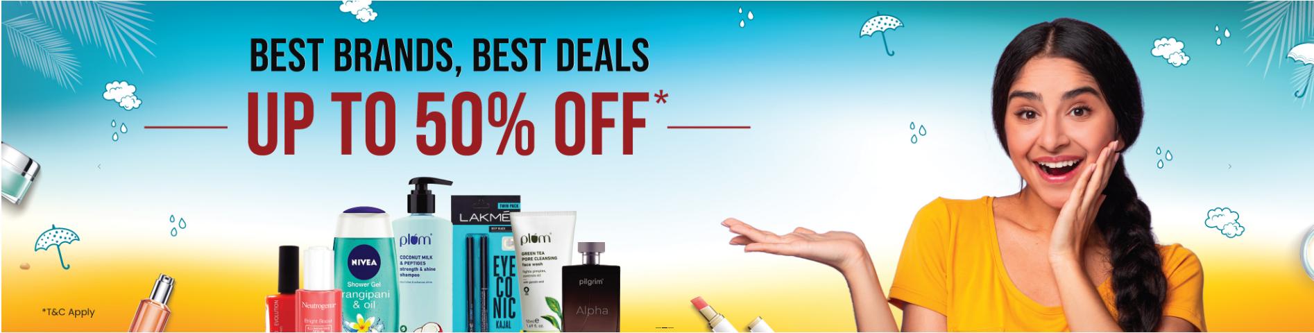 Image of Health & glow Offer : up to 50% off on Beauty Products 