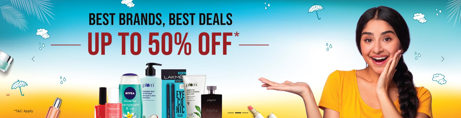 Image of Health & glow Offer : up to 50% off on Beauty Products 